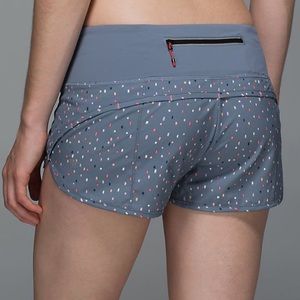 Grey Lululemon Speed Shorts